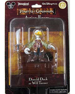 PIRATES OF THE CARIBBEAN USAディズニーテーマパーク限定 フィギュア DONALD DUCK AS WILL TURNER