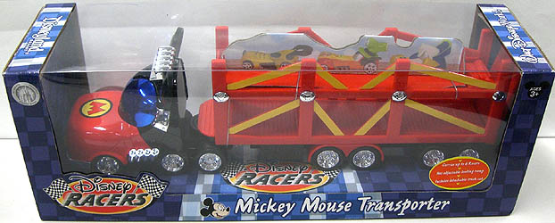 DISNEY USA ディズニーテーマパーク限定 DISNEY RACERS 1/64スケールミニカー MICKEY MOUSE TRANSPORTER
