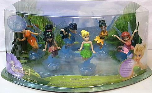 USA DISNEY STORE 限定 FIGURE SET TINKERBELL AND THE GREAT FAIRY RESCUE