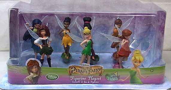 USA DISNEY STORE 限定 FIGURINE PLAYSET TINKERBELL AND THE PIRATE FAIRY ワケアリ特価