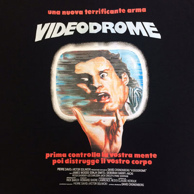 VIDEODROME / ヴィデオドローム / ITALIAN POSTER / TV FACE / ATOM AGE INDUSTRIES