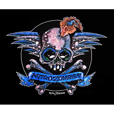 ASTRO ZOMBIES / SKULL WING インクジェットプリント Tシャツ