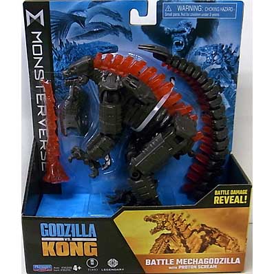 PLAYMATES MONSTERVERSE 6インチベーシックアクションフィギュア GODZILLA VS. KONG BATTLE MECHAGODZILLA WITH PROTON SCREAM