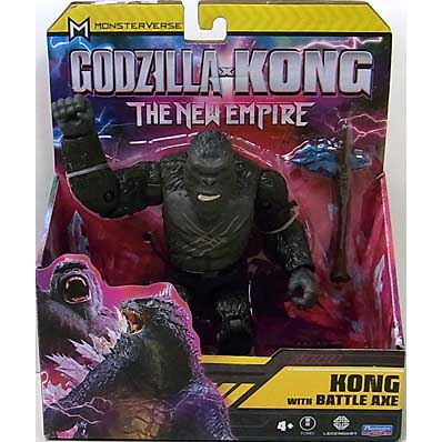 PLAYMATES GODZILLA x KONG: THE NEW EMPIRE 6インチベーシックアクションフィギュア KONG WITH BATTLE AXE