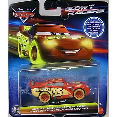 MATTEL CARS 2024 GLOW RACERS シングル LIGHTNING McQUEEN