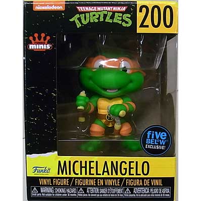 FUNKO MINIS TEENAGE MUTANT NINJA TURTLES VINYL FIGURE MICHELANGELO