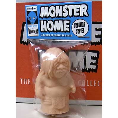 AMIGO TOYZ MONSTER HOME FINGER PUPPETS SIZE MONOCOLOR VINYL FIGURE SERIES 2 MORLOCK AL ACECHO [FLESH]