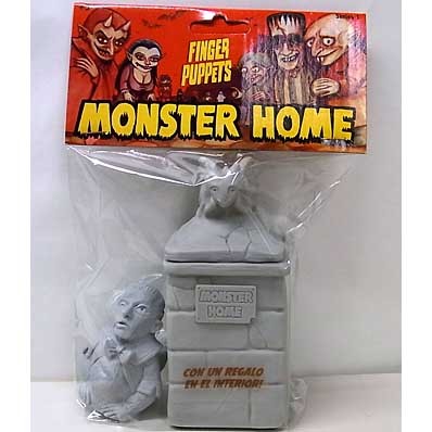 AMIGO TOYZ MONSTER HOME FINGER PUPPETS GARGOYLE MAUSOLEUM SET (FREAKS CHICKEN)