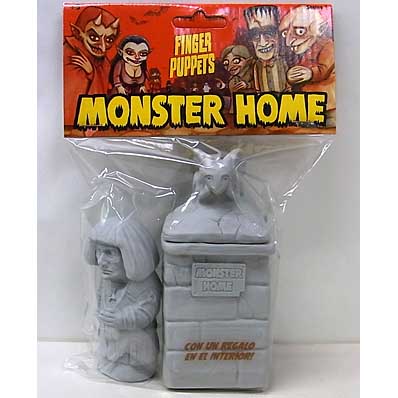 AMIGO TOYZ MONSTER HOME FINGER PUPPETS GARGOYLE MAUSOLEUM SET (GOLEM VA DE COMPRAS)