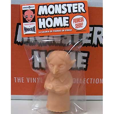 AMIGO TOYZ MONSTER HOME FINGER PUPPETS SIZE MONOCOLOR VINYL FIGURE SERIES 1 NOSFERATINA [FLESH]