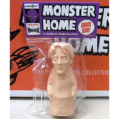 AMIGO TOYZ MONSTER HOME FINGER PUPPETS SIZE MONOCOLOR VINYL FIGURE SERIES 4 CESARE DURMIENTE [FLESH]