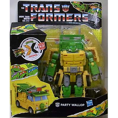 パッケージ傷み特価 HASBRO TRANSFORMERS COLLABORATIVE TEENAGE MUTANT NINJA TURTLES X TRANSFORMERS PARTY WALLOP