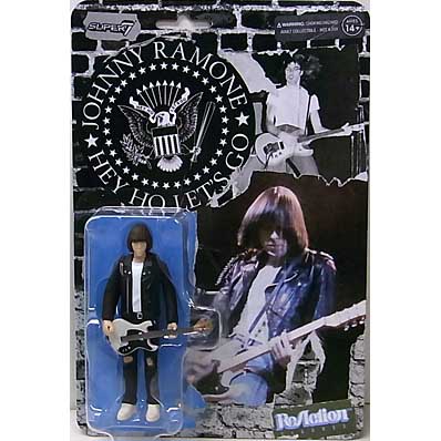 SUPER 7 REACTION FIGURES 3.75インチアクションフィギュア JOHNNY RAMONE (WHITE SHIRTS)