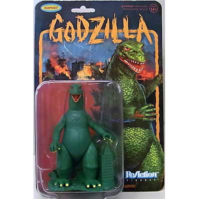 SUPER 7 REACTION FIGURES 3.75インチアクションフィギュア TOHO GODZILLA (MODEL KIT ON CARD)