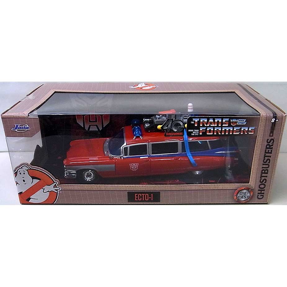 JADA TOYS METALS DIE CAST 1/24スケール GHOSTBUSTERS ECTO-1 TRANSFORMERS MASHUP