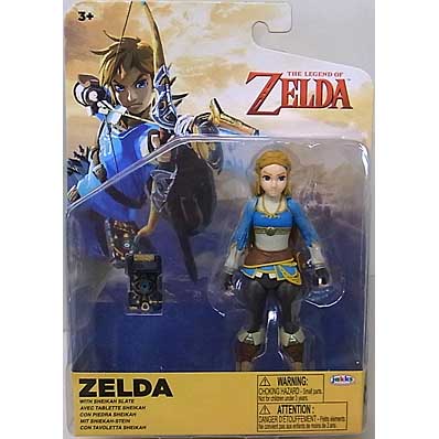 台紙傷み特価 JAKKS PACIFIC THE LEGEND OF ZELDA: BREATH OF THE WILD 5インチアクションフィギュア ZELDA