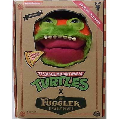 SPIN MASTER TEENAGE MUTANT NINJA TURTLES x FUGGLER FUNNY UGLY MONSTER 9インチプラッシュドール RAPHAEL