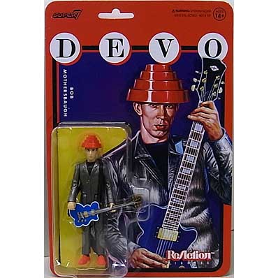 SUPER 7 REACTION FIGURES 3.75インチアクションフィギュア DEVO WAVE 4 BOB MOTHERSBAUGH (THE GIRL U WANT)