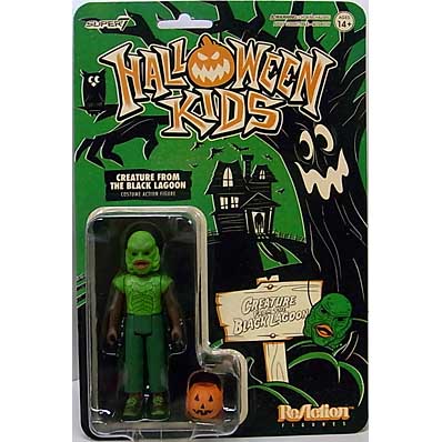 SUPER 7 REACTION FIGURES 3.75インチアクションフィギュア HALLOWEEN KIDS CREATURE FROM THE BLACK LAGOON GIRL