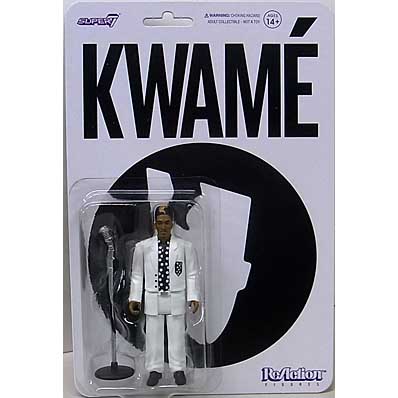 SUPER 7 REACTION FIGURES 3.75インチアクションフィギュア KWAME WAVE 2 KWAME [WHITE / BLACK POLKA DOT]