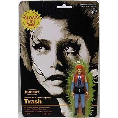 SUPER 7 REACTION FIGURES 3.75インチアクションフィギュア THE RETURN OF THE LIVING DEAD WAVE 4 TRASH (MONSTER GLOW)