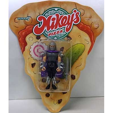 SUPER 7 REACTION FIGURES 3.75インチアクションフィギュア TEENAGE MUTANT NINJA TURTLES WAVE 10 WEIRD PIZZA TO GO SHREDDER (CARTOON)