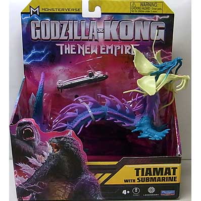 PLAYMATES GODZILLA x KONG: THE NEW EMPIRE 6インチベーシックアクションフィギュア TIAMAT WITH SUBMARINE