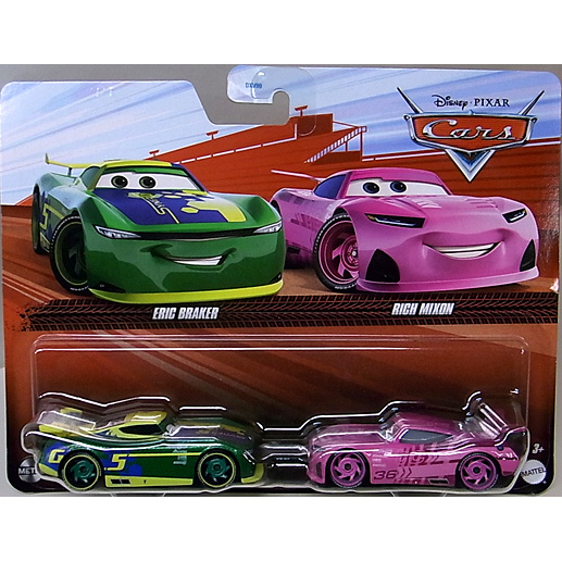 MATTEL CARS 2025 2PACK ERIC BRAKER & RICH MIXON