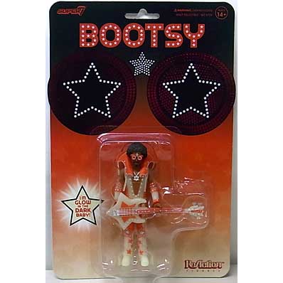 SUPER 7 REACTION FIGURES 3.75インチアクションフィギュア BOOTSY COLLINS WAVE 3 (GLOW)