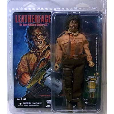 ブリスター傷み特価 NECA THE TEXAS CHAINSAW MASSACRE 3 8インチドール LEATHERFACE