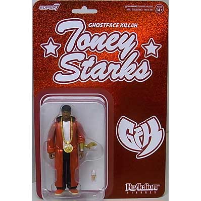 SUPER 7 REACTION FIGURES 3.75インチアクションフィギュア GHOSTFACE KILLAH (TONEY STARKS)