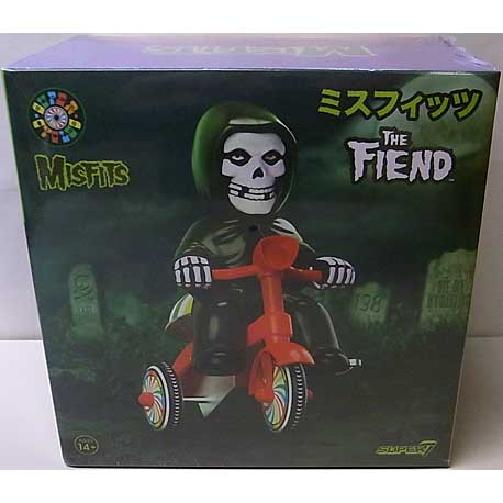 SUPER 7 SUPER CYCLES MISFITS THE FIEND (BLACK W/ RED TRIKE)