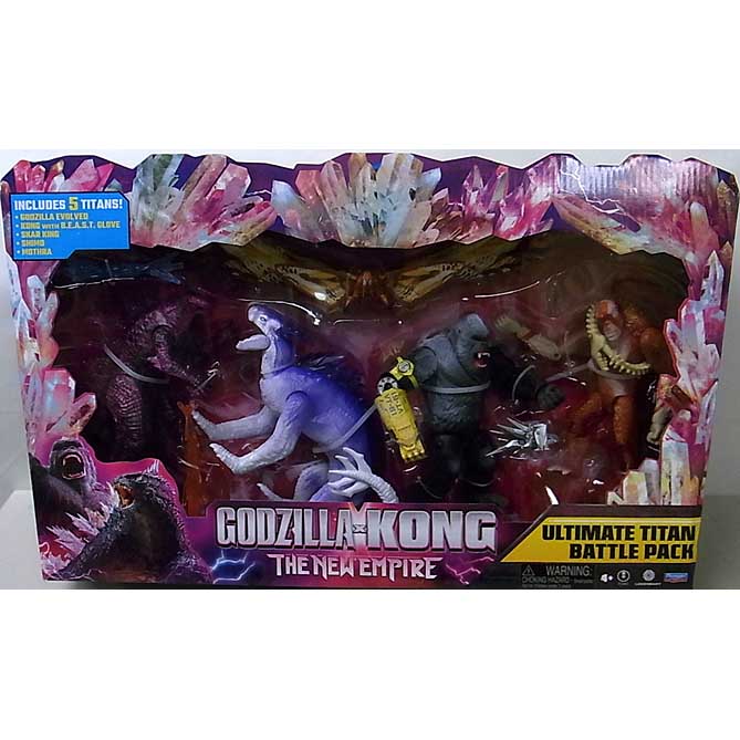 PLAYMATES GODZILLA x KONG: THE NEW EMPIRE 6インチベーシックアクションフィギュア ULTIMATE TITAN BATTLE PACK