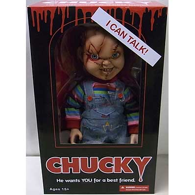 MEZCO MDS MEGA SCALE BRIDE OF CHUCKY TALKING SCARRED CHUCKY