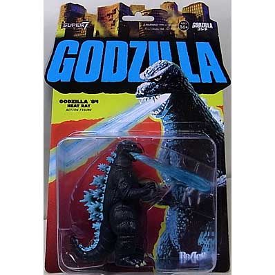 SUPER 7 REACTION FIGURES 3.75インチアクションフィギュア TOHO WAVE 7 GODZILLA '84 (HEAT RAY)