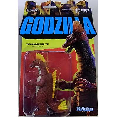 SUPER 7 REACTION FIGURES 3.75インチアクションフィギュア TOHO WAVE 7 TITANOSAURUS '75