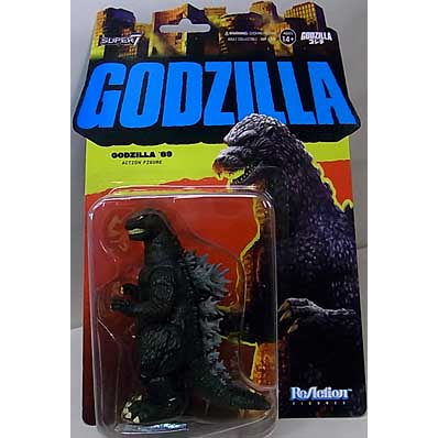 台紙傷み特価 SUPER 7 REACTION FIGURES 3.75インチアクションフィギュア TOHO WAVE 8 GODZILLA '89